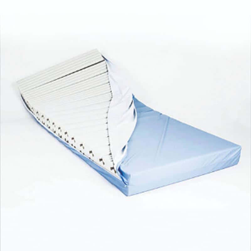 M0022 2 Motorlu ABS Plastik Başlıklı ve Korkuluklu Hasta Karyolası H225-ABS (10cm Eko Yatak Dahil)